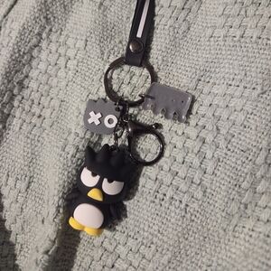 Black And Grey Badtz-Maru Keychain